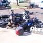 Fotos de Motorista derruba várias motos estacionadas em Maringá, e foge do local