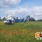 Fotos de Motorista é socorrido de helicóptero após carreta cair dentro de córrego na região