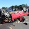 Fotos de Motorista fica ferido após capotar o carro em rodovia de Sarandi