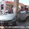 Fotos de Motorista fica preso entre ferragens após carro bater em poste, em Maringá