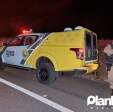 Fotos de Piratas do asfaltos sofrem acidente após atirar e tentam roubar ônibus próximo ao Rio Ivaí