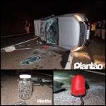 Fotos de Piratas do asfaltos sofrem acidente após atirar e tentam roubar ônibus próximo ao Rio Ivaí