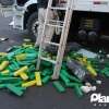 Fotos de Polícia faz apreensão de 1,6 tonelada de maconha em fundo falso de caminhão