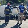 Professor fica ferido após capotamento na Avenida Nildo Ribeiro em Maringá Foto 7 Fotos de Professor fica ferido após capotamento na Avenida Nildo Ribeiro em Maringá