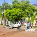 Fotos de Suspeitos com carro roubado causam acidente e quase provocam uma tragédia em Maringá