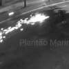 Fotos de Vídeo mostra acidente com motociclista em avenida de Maringá