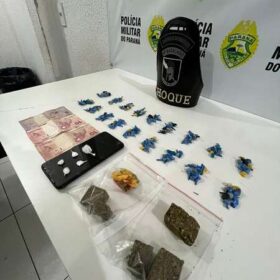 Homem é preso por tráfico de drogas e corrupção de menor em Maringá Foto 1 Fotos de Homem é preso por tráfico de drogas e corrupção de menor em Maringá