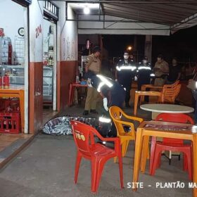 Fotos de Homem suspeito de furto morre ao cortar perna em balcão de vidro em Maringá