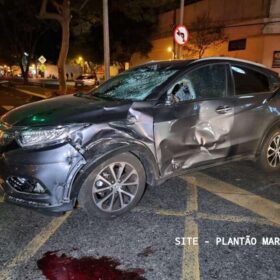 Fotos de Jovem de 22 anos é intubado após grave acidente no centro de Maringá