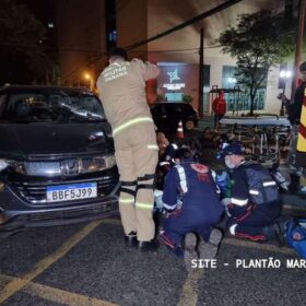 Fotos de Jovem de 22 anos é intubado após grave acidente no centro de Maringá