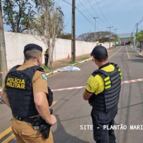 Fotos de Motociclista de 55 anos morre após grave acidente em Maringá