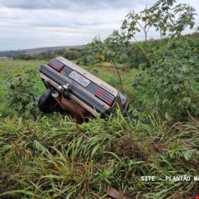 Motorista fica ferido após perder controle de carro e sair da pista em Maringá Foto 1 Fotos de Motorista fica ferido após perder controle de carro e sair da pista em Maringá