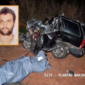 Fotos de Motorista morre após bater carro de frente com carreta na Região de Maringá