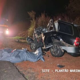 Fotos de Motorista morre após bater carro de frente com carreta na Região de Maringá