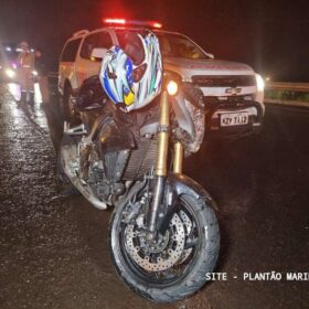 Fotos de Policial é intubado após sofrer acidente de moto e tem arma roubada em Maringá