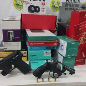 Fotos de Quadrilha que realizou roubo em loja de informática em Maringá é presa logo após o assalto