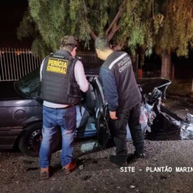 Bêbado na contramão e sem CNH causa acidente com morte em Maringá Foto 1 Fotos de Bêbado na contramão e sem CNH causa acidente com morte em Maringá