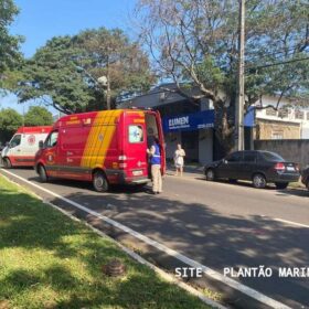 Câmera registra acidente entre ônibus e moto em Maringá Foto 1 Fotos de Câmera registra acidente entre ônibus e moto em Maringá