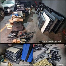 Fotos de Equipe do Pelotão de Choque desarticula quadrilha e recupera grande quantidade de produtos roubados em Sarandi
