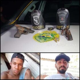 Fotos de Identificados criminosos que trocaram tiros com a Choque Maringá e Rotam Cianorte