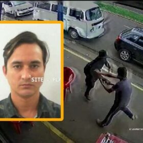 Fotos de Imagens mostram homem sendo morto a facadas em Maringá