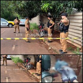 Motociclista é executado com vários tiros em Maringá Foto 2 Fotos de Motociclista é executado com vários tiros em Maringá