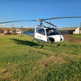 Fotos de Motociclista é socorrido de helicóptero após atropelar cachorro em Sarandi