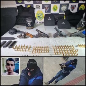 Fotos de Polícia prende quadrilha e apreende várias armas em Maringá