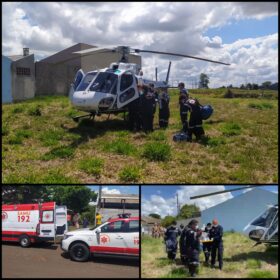 Bebê engasga e é socorrido por helicóptero em Mandaguaçu Foto 1 Fotos de Bebê engasga e é socorrido por helicóptero em Mandaguaçu