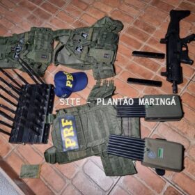 Fotos de Casa no pátio de escola estadual de Maringá era utilizada para esconder produtos roubados pelos piratas do asfalto