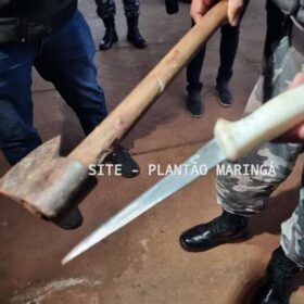 Choque prende homem que matou amigo com golpes de machado em Maringá Foto 6 Fotos de Choque prende homem que matou amigo com golpes de machado em Maringá