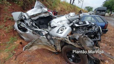 Fotos de Acidente entre 7 veículos deixa várias pessoas feridas na PR-317, entre Maringá e Iguaraçu