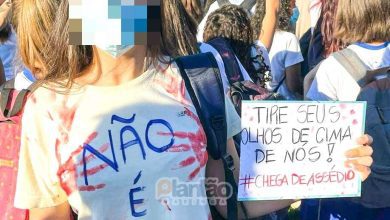 Fotos de Alunos protestam contra casos de assédio sexual em escola estadual de Maringá