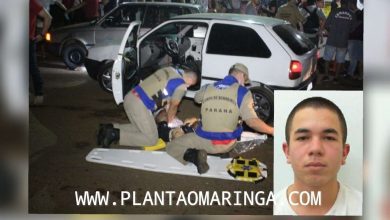 Fotos de Após atropelar várias pessoas motorista que estava armado é morto por policiais militares em Maringá