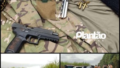 Fotos de Assaltantes morrem após confronto com pelotão de choque de Maringá