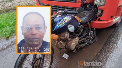 Fotos de Batida entre moto e carreta na BR-376, mata mulher a caminho do trabalho