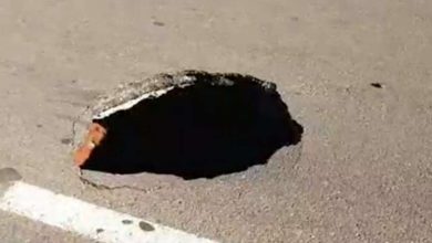 Fotos de Buraco no asfalto bloqueia trecho da BR-376 entre Maringá e Sarandi