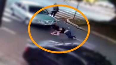 Fotos de Câmera de segurança registra mulher sendo atropelada na faixa de pedestres em Maringá