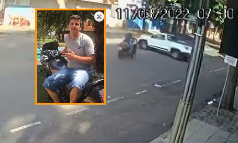 Fotos de Câmera registra acidente que matou motociclista nesta sexta-feira