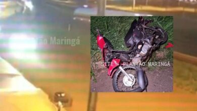 Fotos de Câmera registra carro contramão e causando acidente que deixou idosa ferida em Maringá