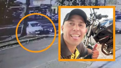 Fotos de Câmeras flagram acidente que matou motociclista em Maringá