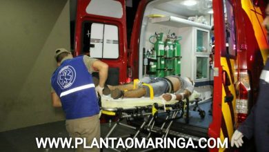 Fotos de Ciclista é socorrido em estado grave após acidente em Maringá; veículo se evadiu do local