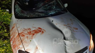 Fotos de Ciclista fica em estado grave após ser atropelado por carro em Maringá