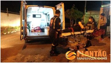 Fotos de Ciclista sem freio, sofre queda e deixa casal ferido em Paiçandu