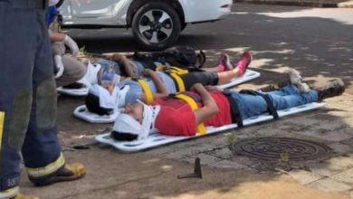 Fotos de Colisão em cruzamento deixa 5 pessoas feridas em Maringá