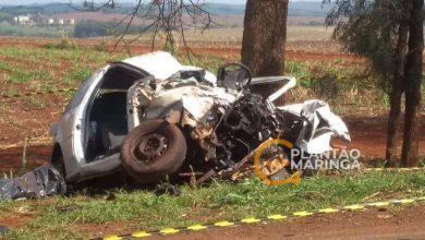 Fotos de Colisão frontal entre carro e ônibus deixa uma mulher morta na rodovia que liga a cidade de Marialva até o distrito de Aquidaban