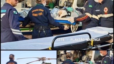 Fotos de Criança de 1 ano no colo da avó é intubada ao ser ejetada de carro após capotamento no Paraná