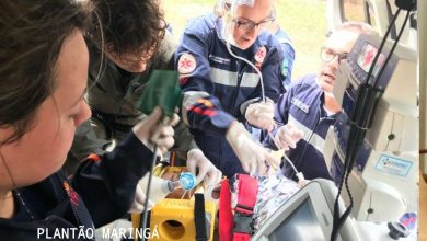 Fotos de Criança tem parada cardiorrespiratória após se engasgar com pedaço de carne em Mandaguaçu
