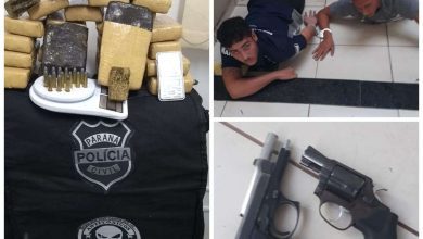 Fotos de Denúncias anônimas no WhatsApp "44 99725 4634" da Polícia Civil, ajudam a apreender armas, drogas e um carro clonado em Maringá