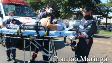 Fotos de Gestante de 7 meses fica ferida em grave acidente de trânsito, em Maringá